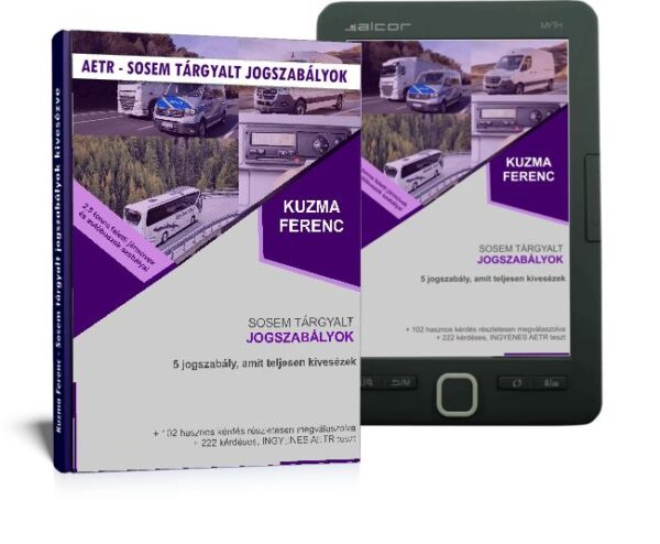2. Sosem tárgyalt jogszabályok - részletesen kivesézve (nyomtatott és ebook kiadvány együtt)